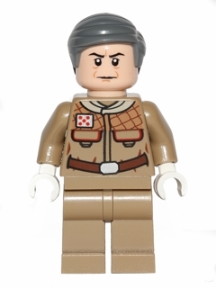 LEGO Minifigure -- General Rieekan-Star Wars / Star Wars Episode 4/5/6 -- SW0460 -- Creative Brick Builders